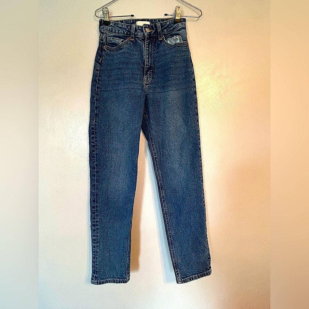 H&M Blue mom jeans (2)